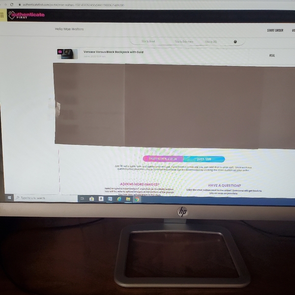 Versace Versus Black Backpack with Gold Hardware - Picture 15 of 15